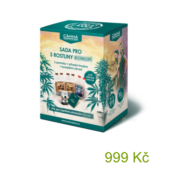 CANNA Sada pro 3 rostliny - 999 Kč