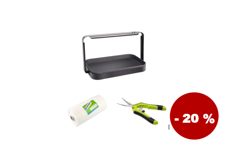 Urban Microgreens LED Set, 16W, 6400K, s netkanou textilií a nůžkami - 1 499 Kč