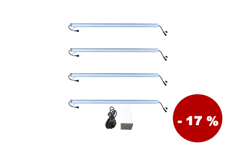 GENT G-LED 42W Linkable x4, na růst 6500K, včetně napájecího kabelu - 5 990 Kč