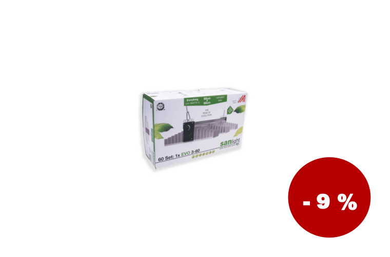 SANlight EVO LED Set 60 - 200W pro 60x60cm 3 µmol/J - V1.5 - 10 990 Kč
