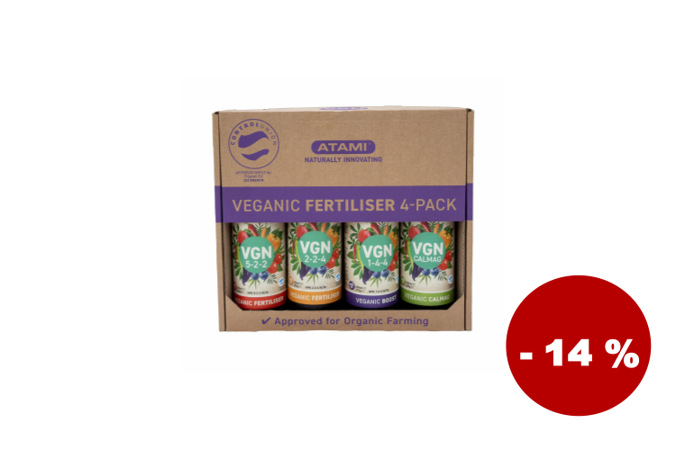 Atami VGN Vegan 4-Pack 250 ml, sada hnojiv - 699 Kč