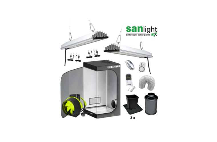 higarden LED Set 2x50W SANlight Stixx - 60x60x160cm - 9 990 Kč