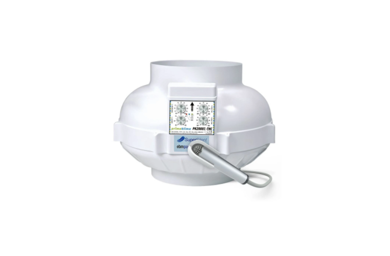 Prima Klima ventilátor EC-THC 200 mm - 1350 m3/h, EC motor a regulace otáček dle teploty a vlhkosti - 9 299 Kč