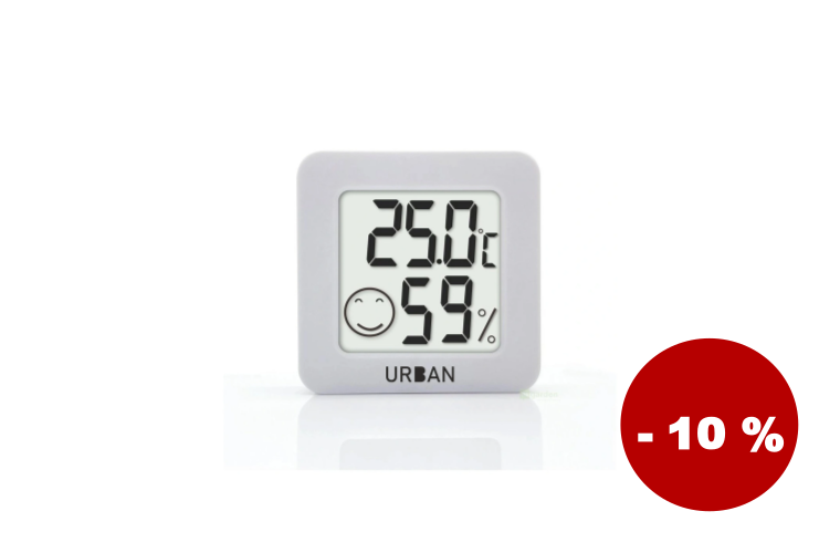 Urban Thermo-hygrometer LITE, teploměr a vlhkoměr - 99 Kč