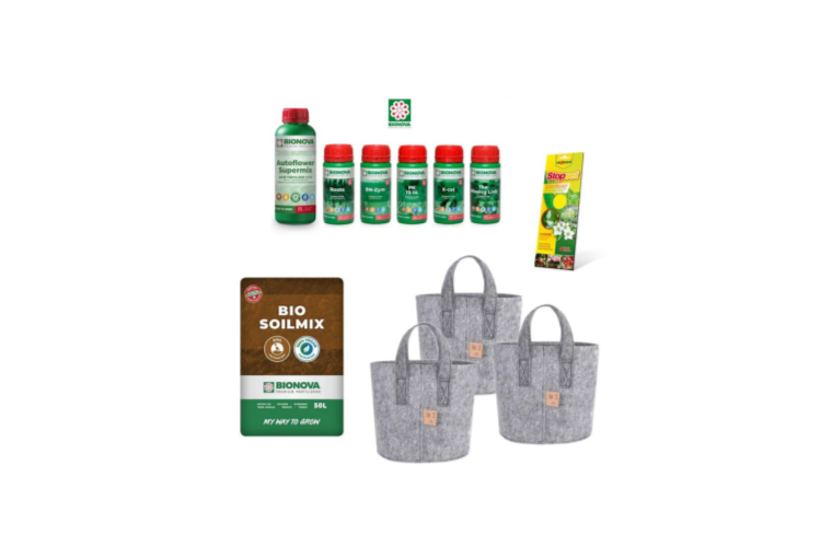 BioNova AutoFlower Set na pěstování 3 kytek - 2 349 Kč