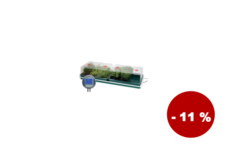 Garland skleník 2XL Jumbo, tvrdý plast, vyhřívaný s termostatem, 120x41x25 cm - 4 490 Kč