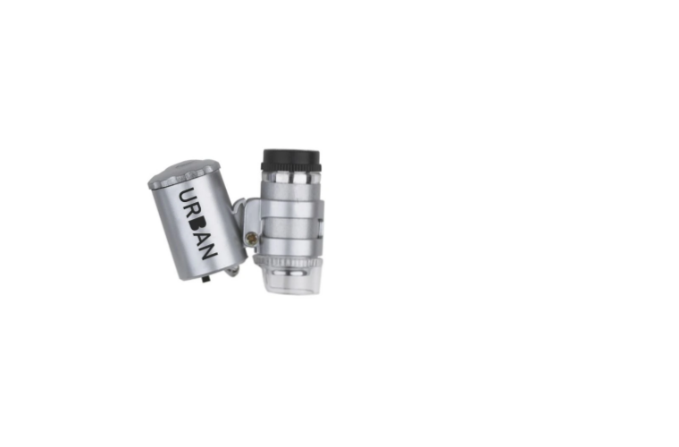 Urban mikroskop kapesní 60x s LED-UV osvětlením - 149 Kč