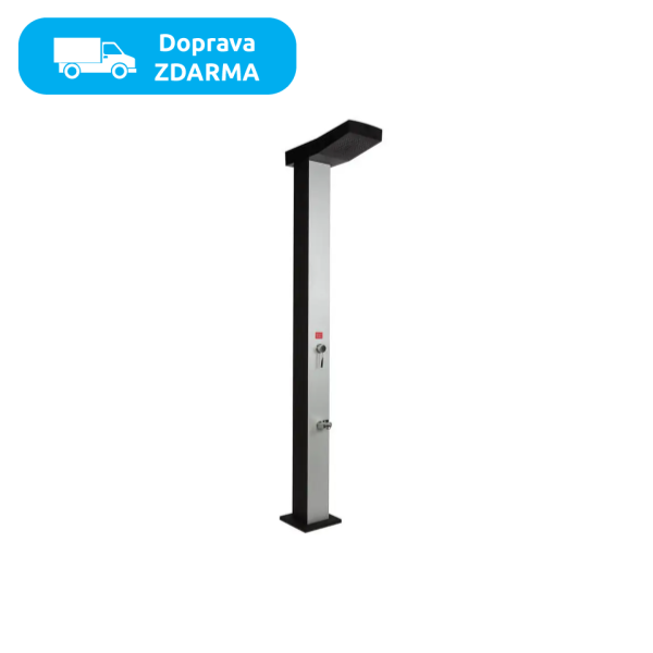 Solárna sprcha 40 l - hliníková, lomená - 625 €