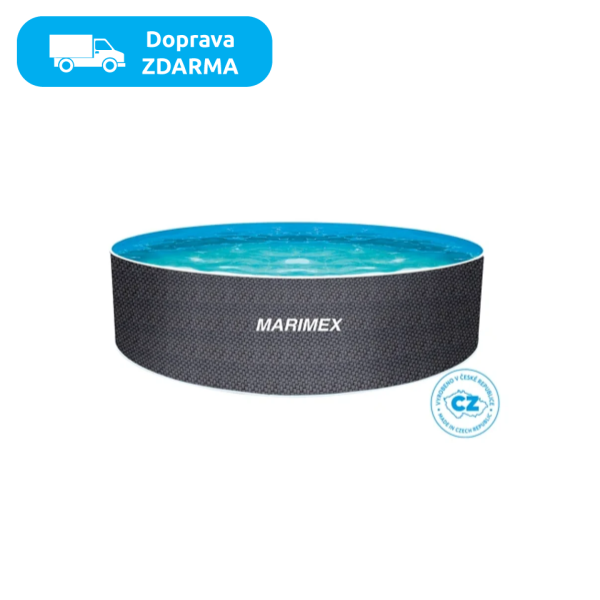 Bazén Marimex Orlando 3,05x0,91 m s príslušenstvom - motív RATAN - 250 €