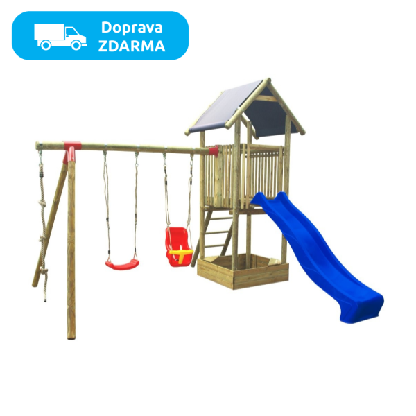 Detské ihrisko Marimex Play Basic 005 + modrá šmykľavka - 500 €