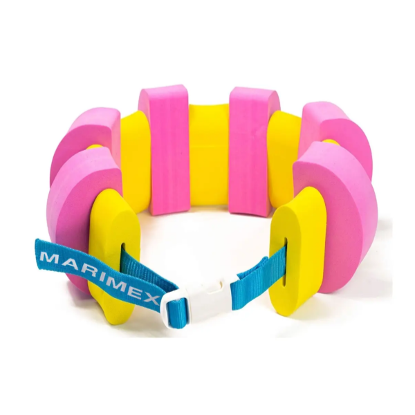 Plavecký pás Plavčík 1000 mm - ružovo/žltý - 12 €