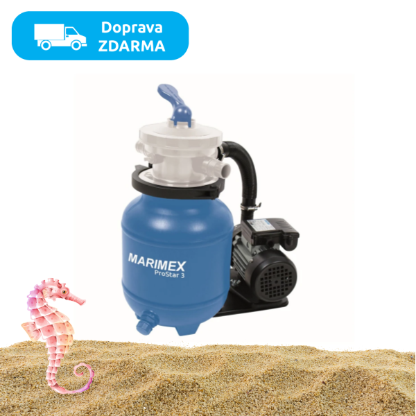 Filtrácia piesková Marimex ProStar 3 + sada hadíc - 145 €