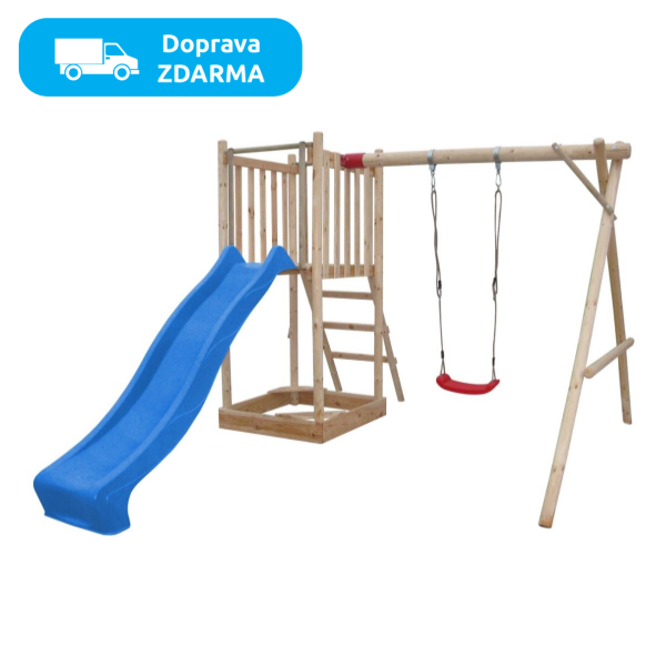 Detské ihrisko Marimex Play Basic 006 + modrá šmykľavka - 279 €