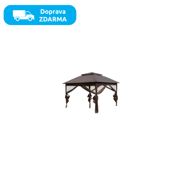 Záhradný altánok Marimex Vista 3x3 m - hnedý - 167 €