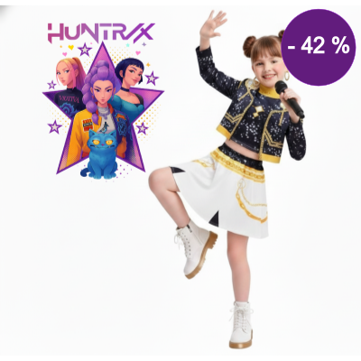 Kostým K-Pop Demon hunters HUNTRIX - ZOEY - 3set - Veľkosť: 120 - 50 €