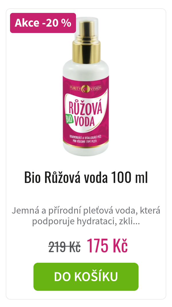 Bio Růžová voda 100 ml - 219 Kč