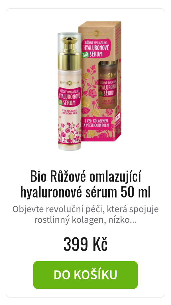 Bio Růžové omlazující hyaluronové sérum 50 ml - 399 Kč