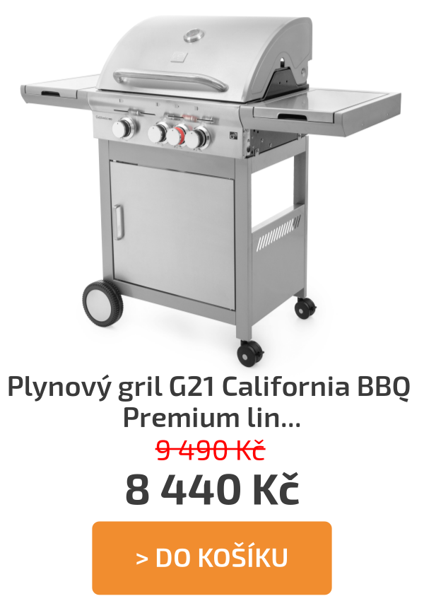Plynový gril G21 California BBQ Premium line 4 hořáky + zdarma redukční ventil - AKCE - 9 490 Kč