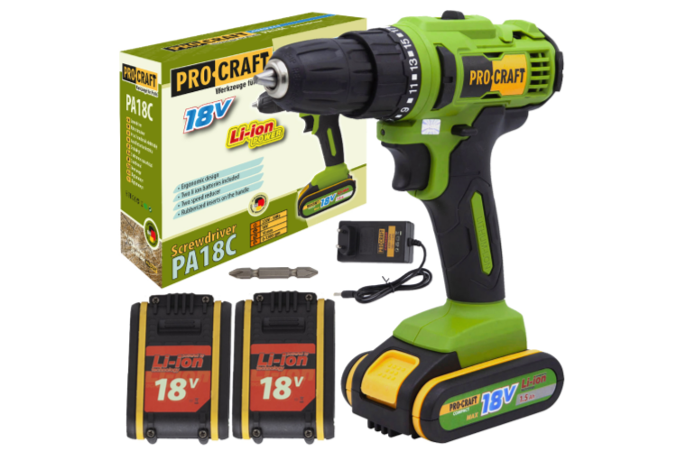 Aku vrtací šroubovák Procraft PA18C