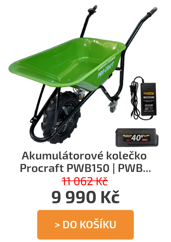 Akumulátorové kolečko Procraft PWB150 | PWB150 - AKCE - 11 062 Kč