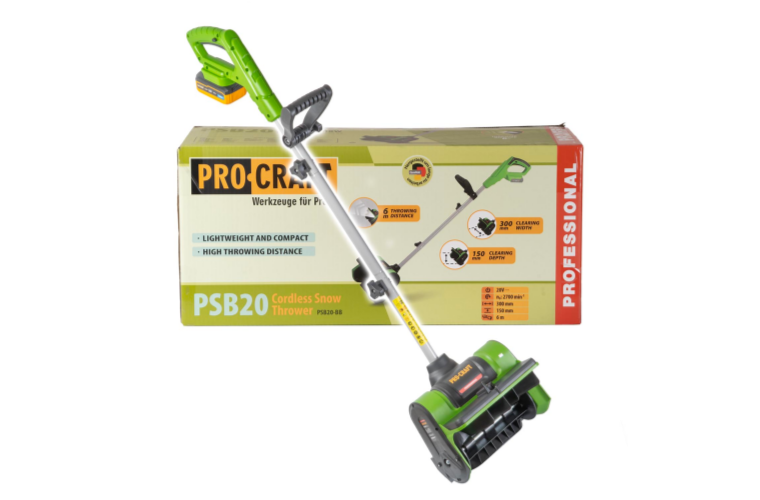 Aku sněhová fréza Procraft PSB20bb