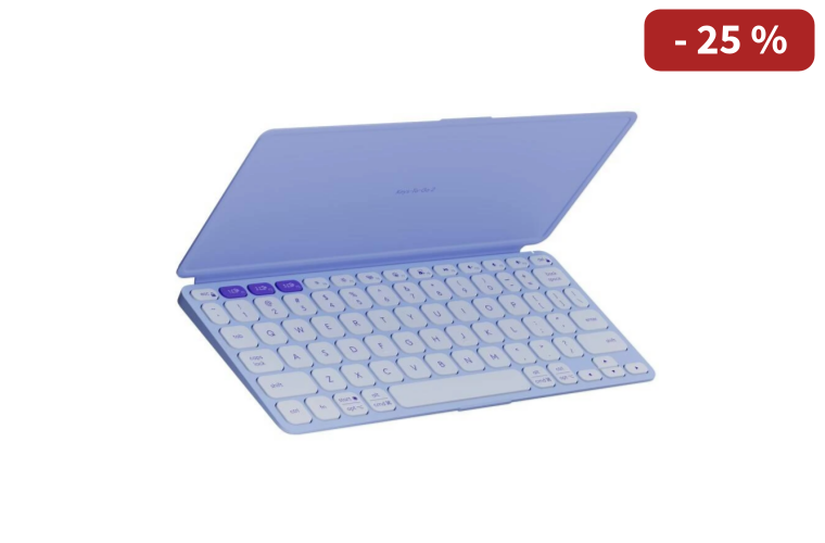 Klávesnice Logitech Keys-To-Go 2 - Fialová - 1 999 Kč