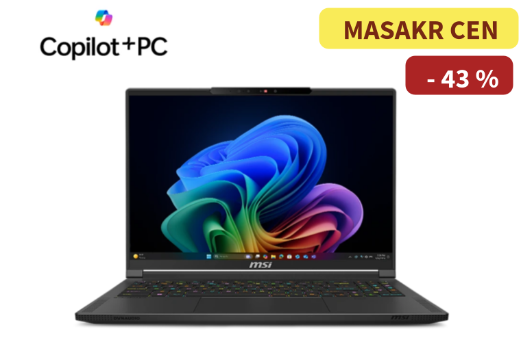 MSI Stealth A16 AI+ A3HVGG-002US - 64 999 Kč