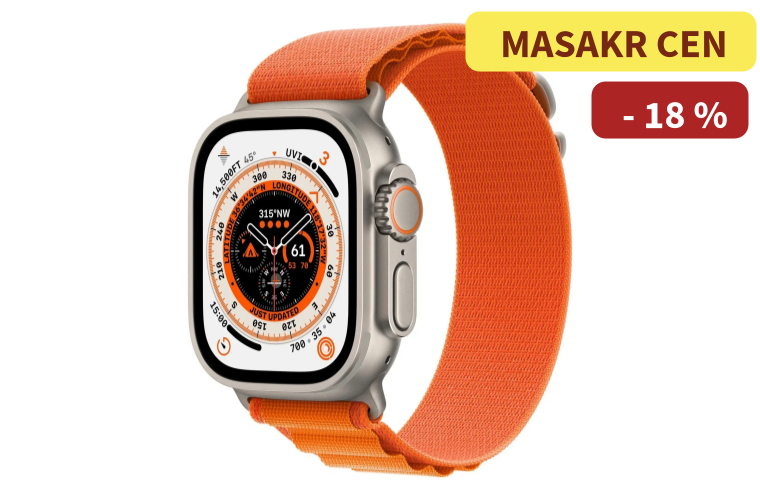 Apple Watch Ultra 49mm Přírodní titan Titanium - 10 990 Kč