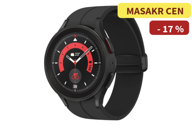Samsung Galaxy Watch 5 Pro 45mm Přírodní titan Black Titanium - 2 990 Kč