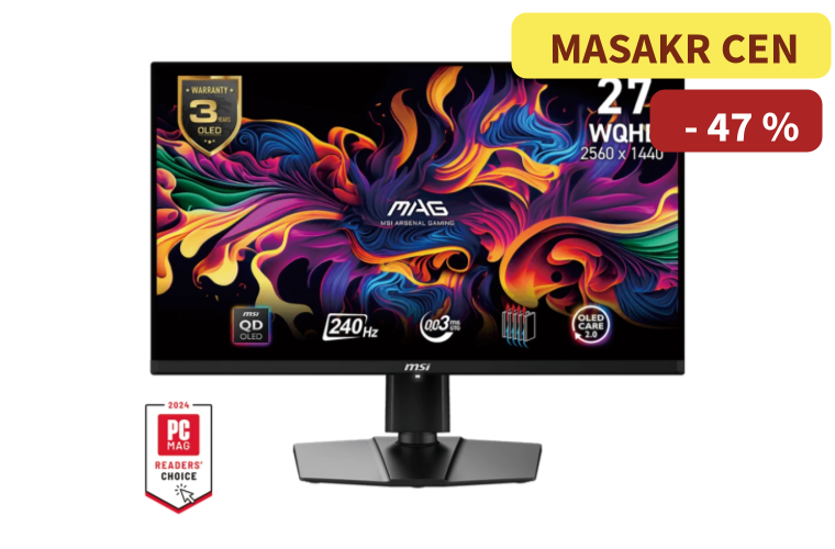 MSI MAG 271QPX QD-OLED E2 - 18 990 Kč