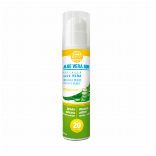 Aloe vera napsütés elleni tej SPF 20 200 ml - Green idea - 4 170 Ft