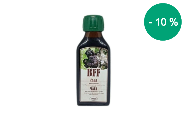 Chaga kivonat belsőleges oldat készítéséhez - 100 ml - BFF - 6 610 Ft