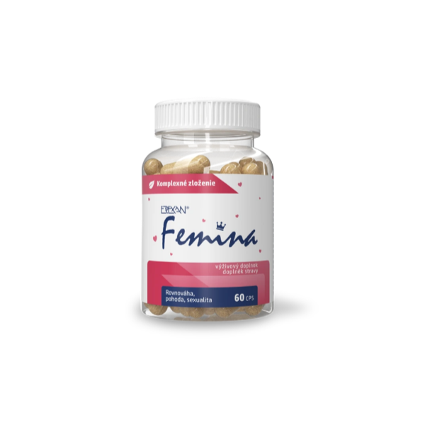 EREXAN Femina – A hormonális egyensúly, a jó közérzet és a női szexualitás támogatására – 60 kapszula - 12 110 Ft