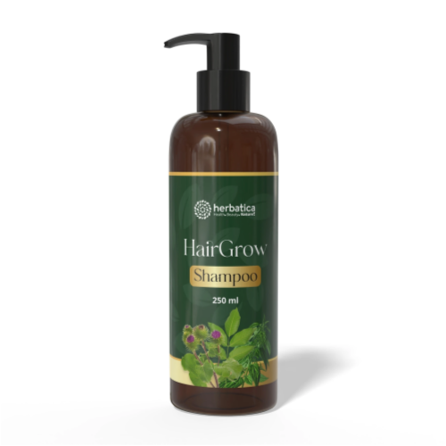 HairGrow Shampoo – kíméletes gyógynövényes sampon a hajnövekedés támogatására – 250 ml - Herbatica - 13 330 Ft