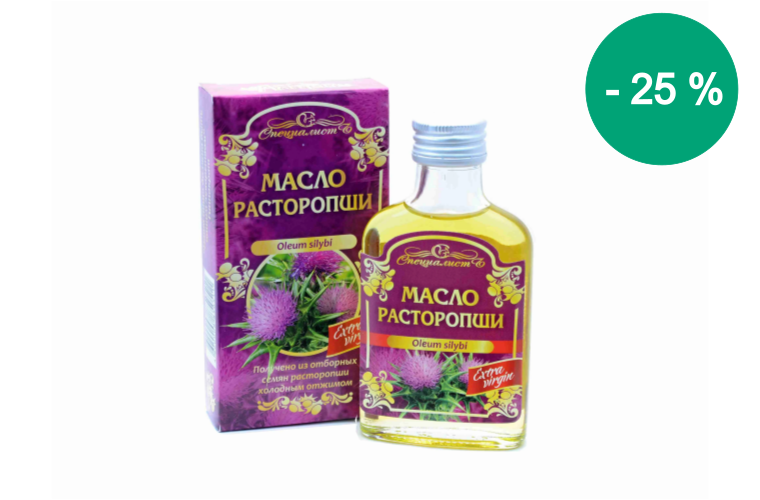 Specialist 100% -os hidegen préselt máriatövismag olaj- 100 ml / 250 ml - Mennyiség (Objem): 100 ml - 4 860 Ft