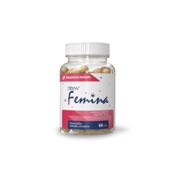 EREXAN Femina – A hormonális egyensúly, a jó közérzet és a női szexualitás támogatására – 60 kapszula - 11 990 Ft