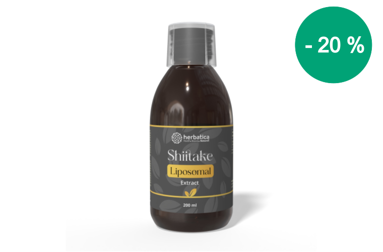 Lipozómás Shiitake kivonat – 200 ml – Herbatica - 9 890 Ft
