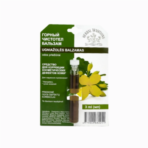 Hegyi fecskefű - elixír szemölcsök ellen - 3 ml - Herbal Traditions - 2 840 Ft
