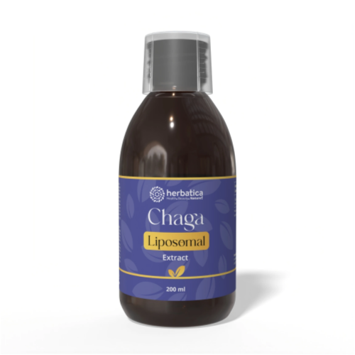 Lipozómás Chaga kivonat – 200 ml – Herbatica - 9 890 Ft