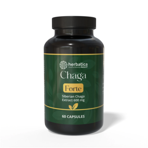 Szibériai Chaga FORTE - 60 vegán kapszula (600mg/kapszula) - Herbatica - 5 190 Ft