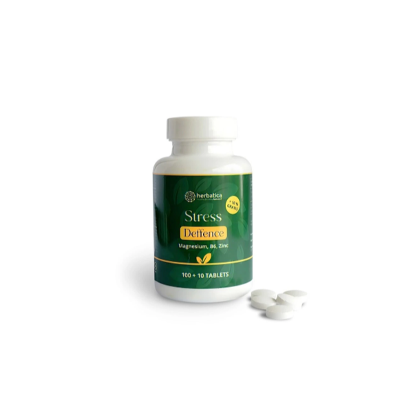 Trio a stressz ellen – magnézium, B6, cink – 110 tabletta – Herbatica - 5 060 Ft