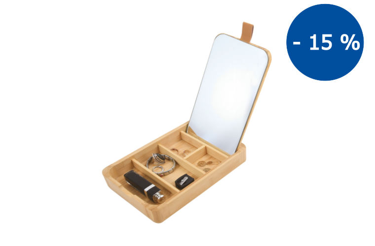 Spirella šperkovnice se zrcadlem ALAIS, bambus - 699 Kč