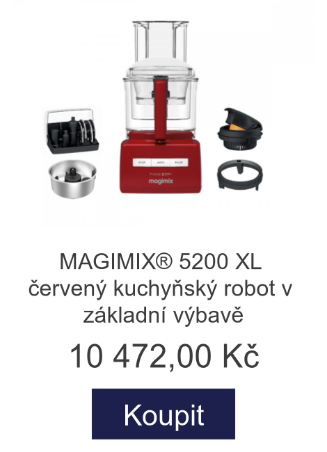 MAGIMIX® 5200 XL červený kuchyňský robot v základní výbavě - 10 472 Kč
