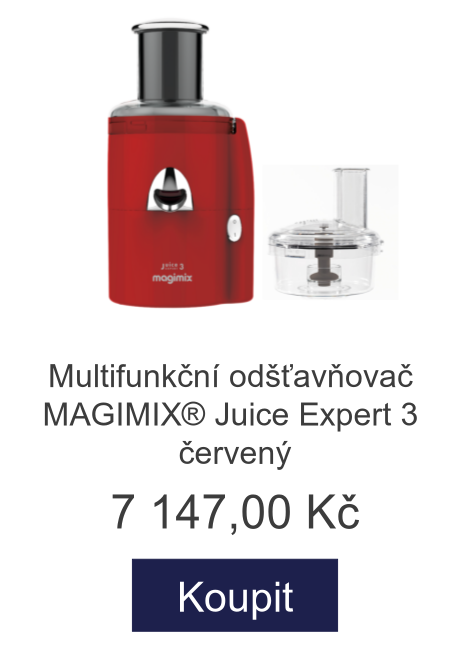 Multifunkční odšťavňovač MAGIMIX® Juice Expert 3 červený - 7 147 Kč