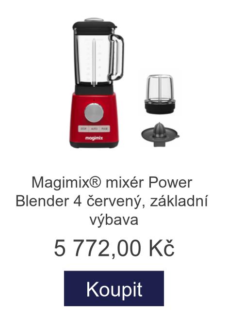 Magimix® mixér Power Blender 4 červený, základní výbava - 5 772 Kč