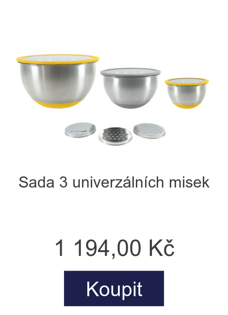 Sada 3 univerzálních misek - 1 194 Kč