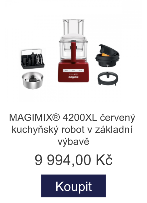 MAGIMIX® 4200XL červený kuchyňský robot v základní výbavě - 9 994 Kč