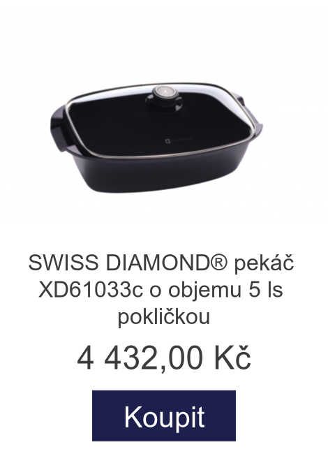 SWISS DIAMOND® pekáč XD61033c o objemu 5 ls pokličkou - 4 432 Kč