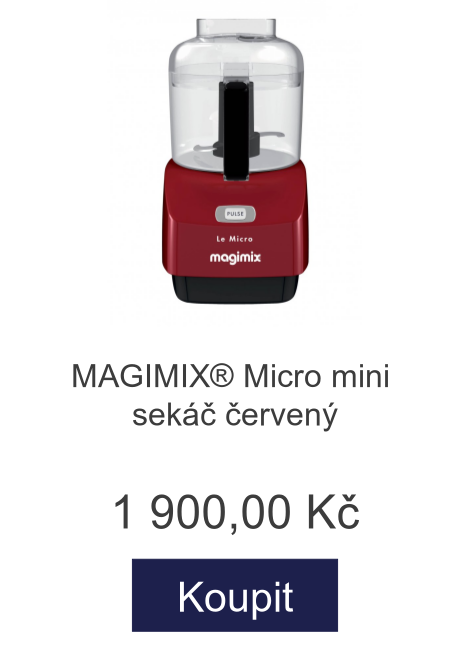 MAGIMIX® Micro mini sekáč červený - 1 900 Kč
