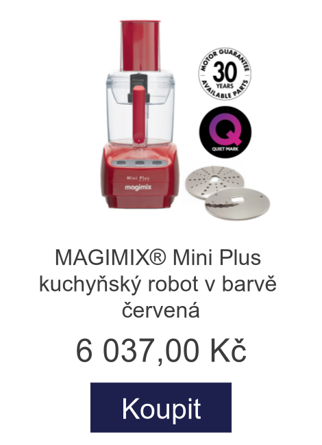 MAGIMIX® Mini Plus kuchyňský robot v barvě červená - 6 037 Kč